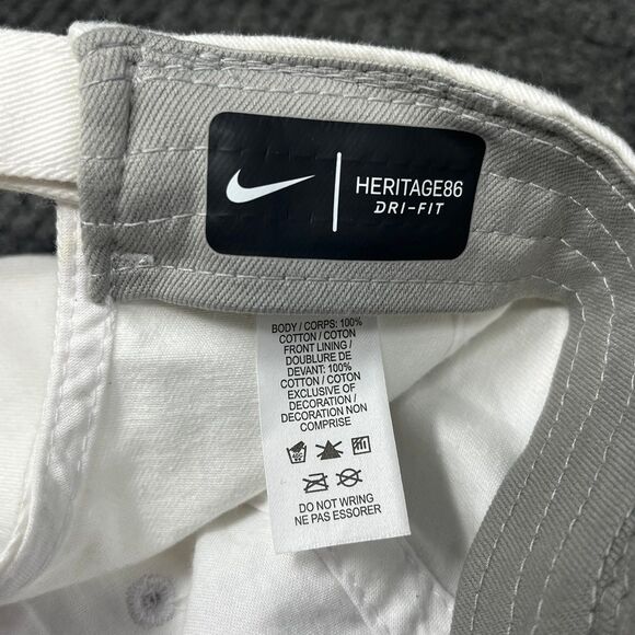 Nike Florida State Seminoles FSU Heritage 86 Dri-Fit Hat White Adjustable Cap - Picture 4 of 4